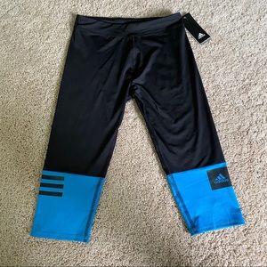 ❤️BNWT! Girls Adidas Crop Leggings